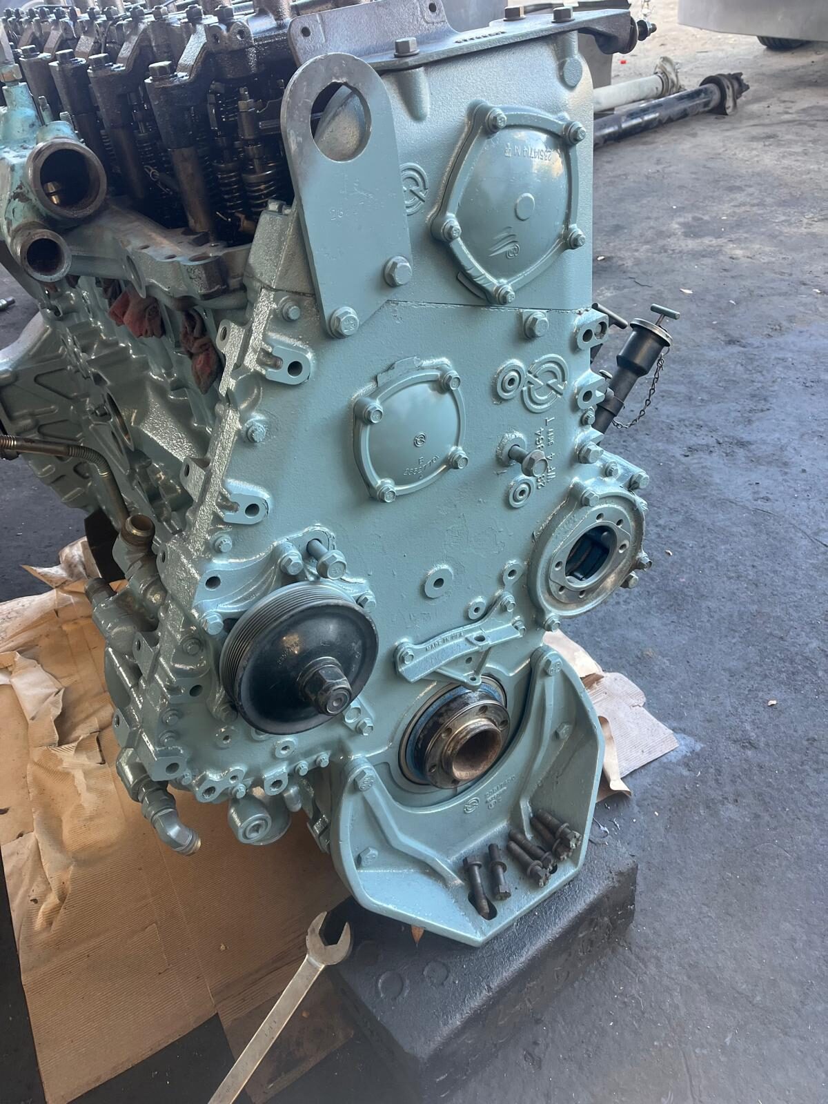 Diesel engine ready for installation
